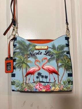 Nicole Lee "Florida" Flamingo Crossbody – NWT